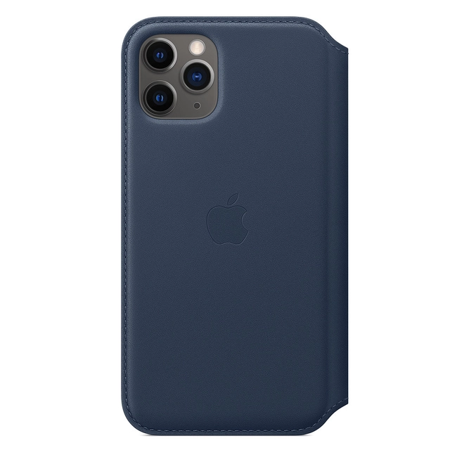 Аксессуары для смартфона Apple iPhone 11 Pro Leather Folio Deep Sea Blue MY1L2ZM/A