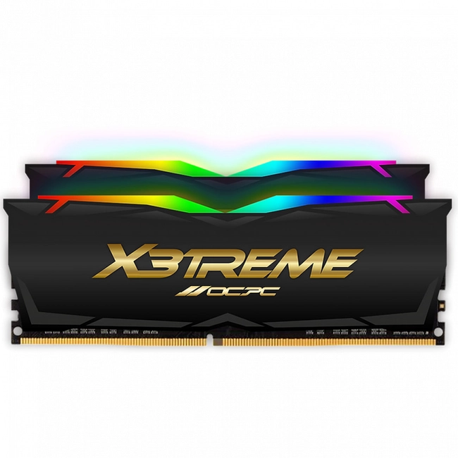 ОЗУ OCPC X3TREME RGB MMX3A2K16GD440C19BL (DIMM, DDR4, 16 Гб (2 х 8 Гб), 4000 МГц)