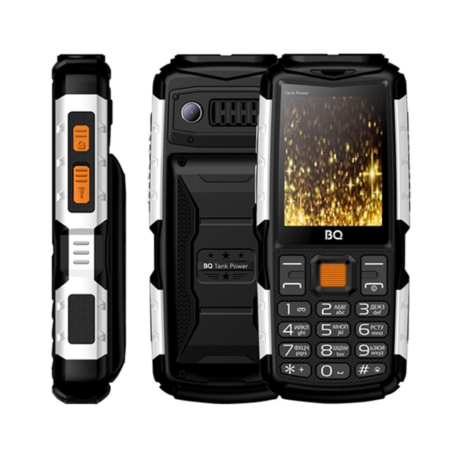 Мобильный телефон BQ 2430 Black Silver BQ-2430  Чёрный+Серебро