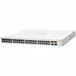 Коммутатор HPE Aruba Instant On 1930 48G Class4 PoE 4SFP/SFP+ 370W Switch JL686B (1000 Base-T (1000 мбит/с), 4 SFP порта)