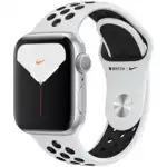 Apple Watch Nike Series 5 GPS, 40mm Silver Aluminium Case with Pure Platinum/Black Nike Sport Band MX3R2GK/A