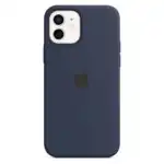 Аксессуары для смартфона Apple Чехол для Apple iPhone 12 or 12 Pro Silicone Case with MagSafe Deep Navy MHL43ZM/A