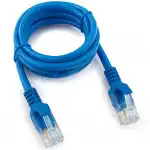 Патч-корд Cablexpert UTP cat5E 1м синий RJ-45 (m)-RJ-45 (m) PP12-1M/B