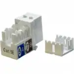 Коннектор Hyperline RJ-45(8P8C) кат. 5e KJ9-8P8C-C5e-90-WH