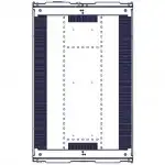 Серверный шкаф Systeme Electric Uniprom 42U-750/1200 UR3350