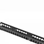 Аксессуар для серверного шкафа ЦМО вертикальный кабельный органайзер с пластиковыми пальцами 42U ВКО-П-42/48-9005