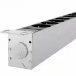Аксессуар для серверного шкафа ЦМО Вертикальный блок розеток Rem-16 с автоматом 25 Shuko 42-48U R-16-25S-A-1820-K