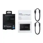 Внешний жесткий диск Samsung SSD T7 TOUCH USB 3.2 500GB MU-PC500K/WW (500 ГБ)