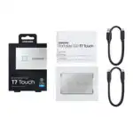 Внешний жесткий диск Samsung SSD T7 TOUCH USB 3.2 500GB MU-PC500S/WW (500 ГБ)