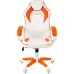 Компьютерный стул Chairman game 16 White/Orange 00-07030051