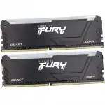 ОЗУ Kingston Fury Beast RGB KF437C19BB2AK2/16 (DIMM, DDR4, 16 Гб (2 х 8 Гб), 3733 МГц)