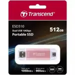 Внешний жесткий диск Transcend ESD310P TS512GESD310P (512 Гб)