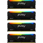 ОЗУ Kingston Fury Beast RGB KF432C16BB2AK4/32 (DIMM, DDR4, 32 Гб (4 х 8 Гб), 3200 МГц)