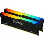 ОЗУ Kingston Fury Beast RGB KF437C19BB12AK2/32 (DIMM, DDR4, 32 Гб (2 х 16 Гб), 3733 МГц)