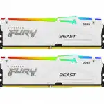 ОЗУ Kingston Fury Beast White KF560C36BWEAK2-64 (DIMM, DDR5, 64 Гб (2 х 32 Гб), 6000 МГц)