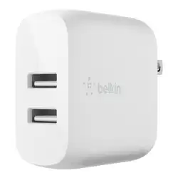 Belkin 24W DUAL USB WCB002VFWH (24)