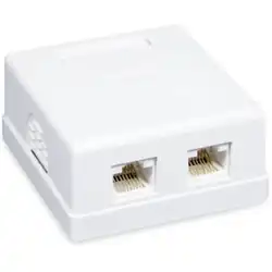 Сетевая розетка SHIP 2-port RJ-45 UTP Cat.5e A168