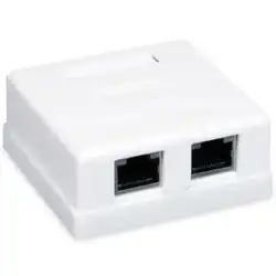 Сетевая розетка SHIP 2-port RJ-45 Cat.5e A170