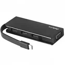 Док-станция Lenovo ThinkPlus USB-C 4-in-1 Hub 4X90W86497