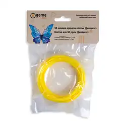 Расходный материалы для 3D-печати X-Game kids 3D PLA-YellowGitD-10 1.75 мм 10м