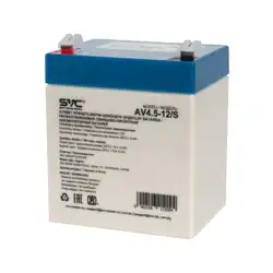 Сменные аккумуляторы АКБ для ИБП SVC AV4.5-12/S (12 В)