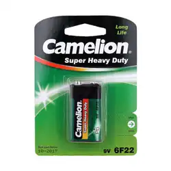 Батарейка CAMELION Super Heavy Duty 6F22-SP1G - 1штука (Блистер)