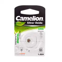 Батарейка CAMELION Silver Oxide SR66-BP1 - 1штука (Блистер)