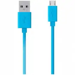 Кабель интерфейсный Belkin USB 2.0 MICROB BELKIN MIXIT (2М) Blue F2CU012BT2M-BLU (USB Type A - USB Type B micro)