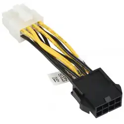 Аксессуар для сервера Supermicro 8-Pin CPU to 8-Pin PCIe 5cm Power Adapter Cable CBL-PWEX-0663