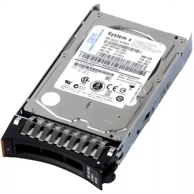 Серверный жесткий диск IBM 300 GB 15K 2.5 SAS HDD 81Y9670 (2,5 SFF, 300 ГБ, SAS)