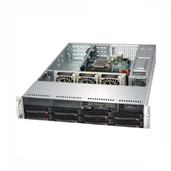 Сервер Supermicro SYS-6029P-TR - SYS6029PTR6246 (2U Rack, Xeon Gold 6246, 3300 МГц, 12, 24.75, 4 x 32 ГБ, SFF + LFF 2.5" + 3.5", 8, 2x 960 ГБ)