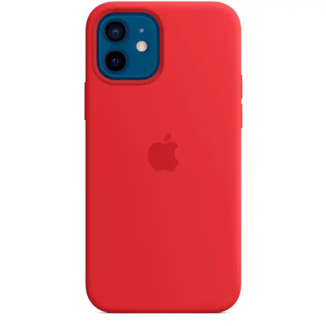 Аксессуары для смартфона Apple Чехол для iPhone 12 | 12 Pro Silicone Case with MagSafe - (PRODUCT)RED MHL63ZM/A