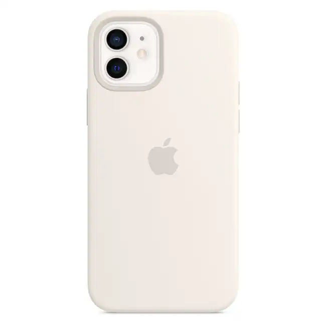 Аксессуары для смартфона Apple Чехол для iPhone 12 | 12 Pro Silicone Case with MagSafe - White MHL53ZM/A