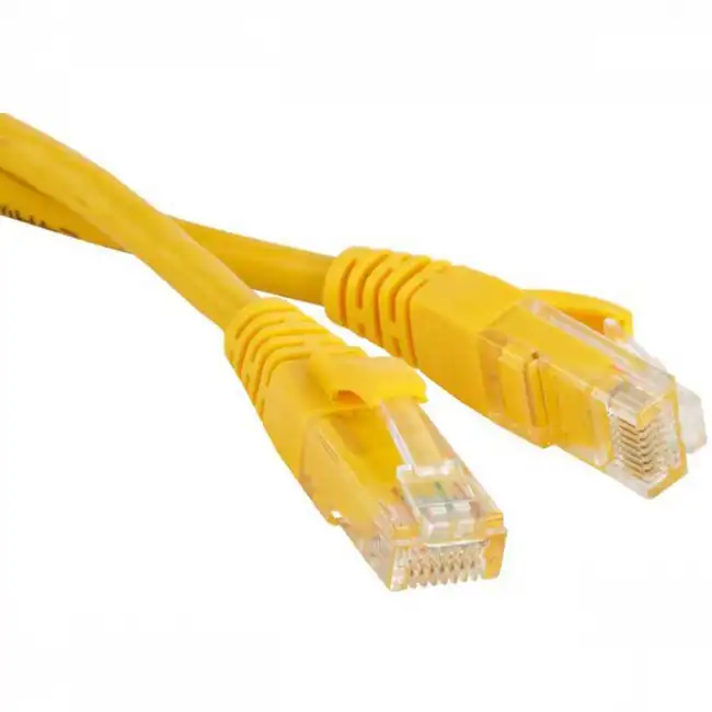 Патч-корд Hyperline PC-LPM-UTP-RJ45-RJ45-C5e-0.15M-LSZH-YL