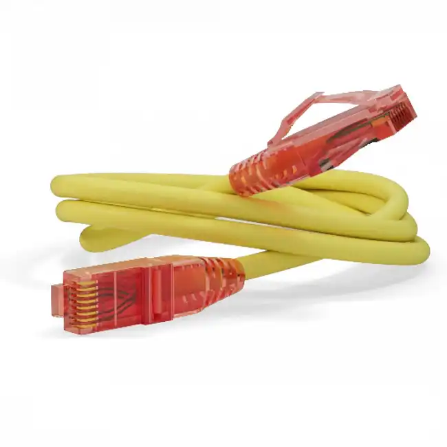 Патч-корд Hyperline PC-LPM-UTP-RJ45-RJ45-C5e-1.5M-LSZH-YL