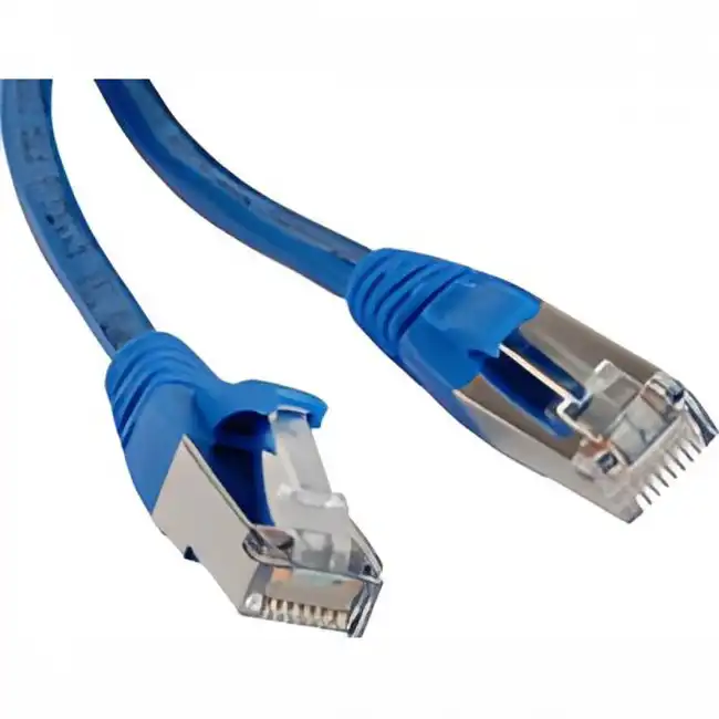 Патч-корд Hyperline PC-LPM-STP-RJ45-RJ45-C5e-0.5M-LSZH-BL