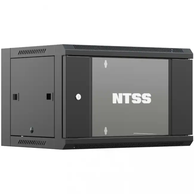 Серверный шкаф NTSS настенный 9U 570x450мм NTSS-W9U6045GS-BL