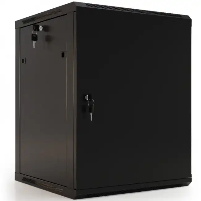 Серверный шкаф Hyperline настенный 19-дюймовый 12U 650x600х600 мм TWB-1266-SR-RAL9004