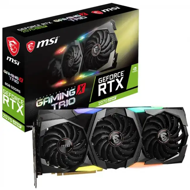 Видеокарта MSI GeForce RTX 2070 SUPER GAMING X TRIO RTX2070SUPERGAMXTRIO (8 ГБ)