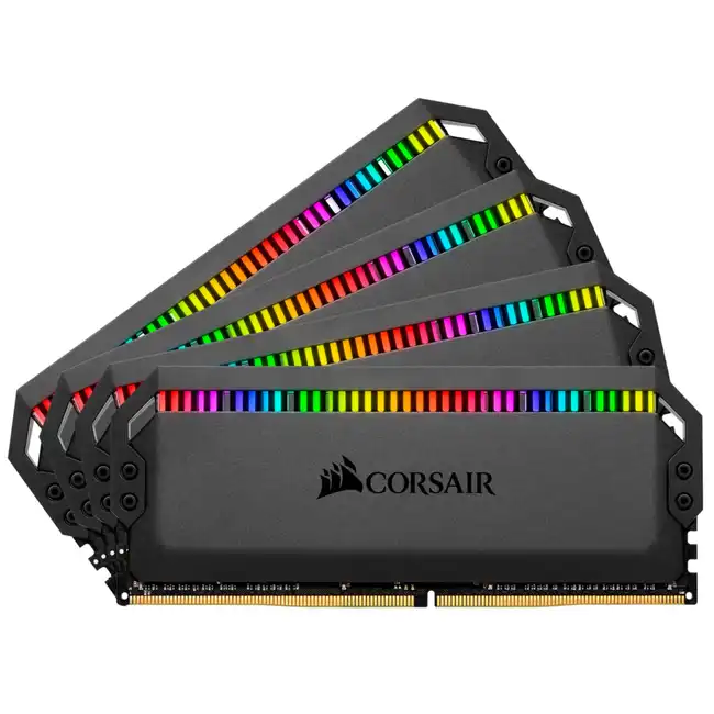 ОЗУ Corsair DOMINATOR PLATINUM RGB 64GB (4 x 16GB) Kit CMT64GX4M4K3600C18 (DIMM, DDR4, 64 Гб (4 х 16 Гб), 3600 МГц)