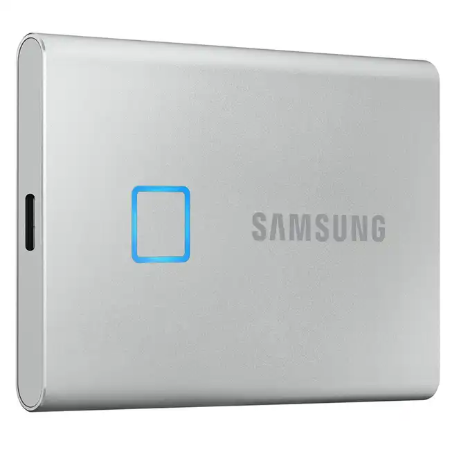 Внешний жесткий диск Samsung SSD T7 TOUCH USB 3.2 500GB MU-PC500S/WW (500 ГБ)