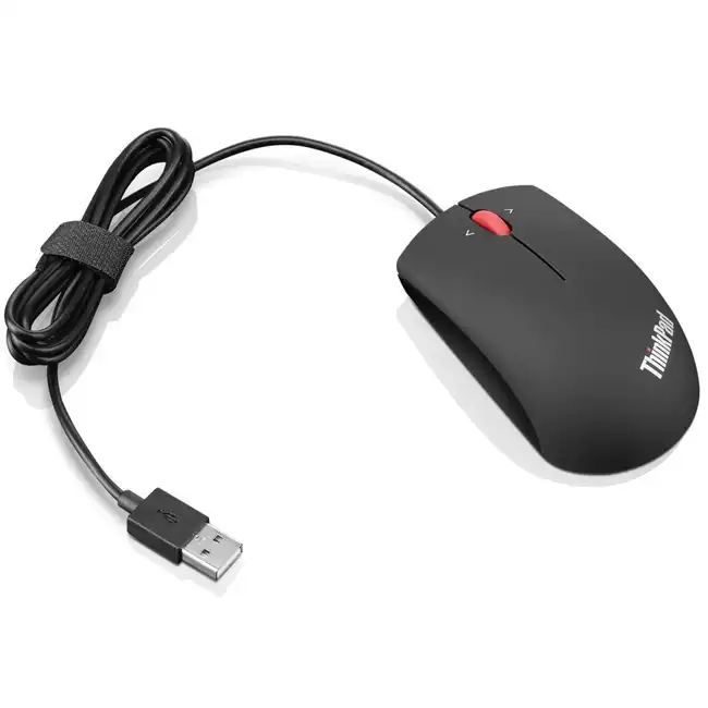 Мышь Lenovo Optical 3-Button Travel Wheel Mouse 31P7410 (Имиджевая, Проводная)