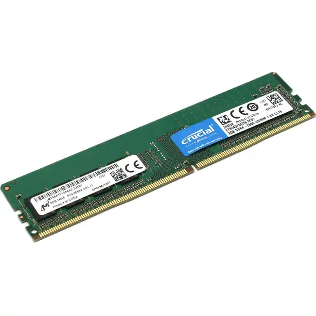 ОЗУ Crucial DDR4 8GB 2666MHz CT8G4DFS8266 (DIMM, DDR4, 8 Гб, 2666 МГц)