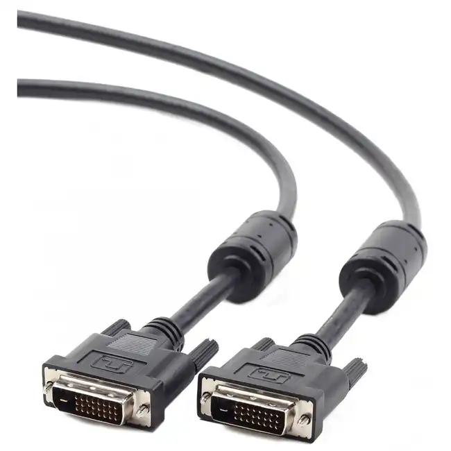 Кабель интерфейсный Cablexpert CC-DVI2-BK-6 (DVI - DVI)