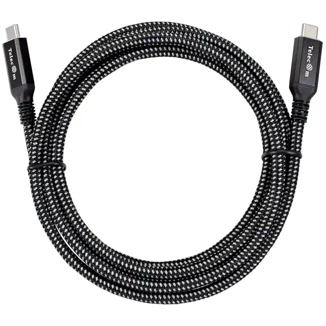 Кабель интерфейсный TELECOM TUS840-2M (USB Type C - USB Type C)