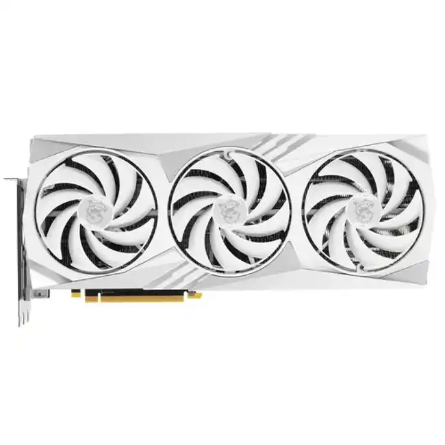 Видеокарта MSI RTX 4070 TI GAMING TRIO WHITE 12G (12 ГБ)