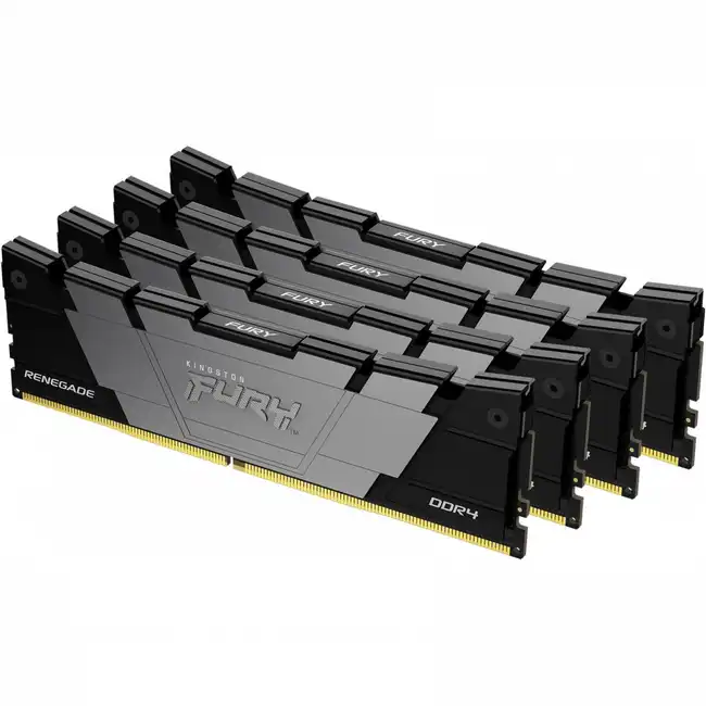 ОЗУ Kingston FURY Renegade Black KF436C16RB2K4/32 (DIMM, DDR4, 32 Гб (4 х 8 Гб), 3600 МГц)