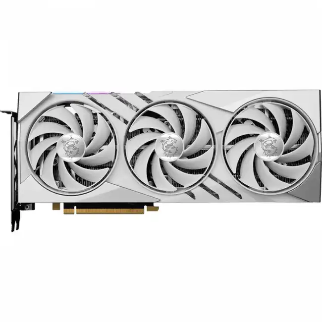 Видеокарта MSI GeForce RTX 4060 Ti GAMING SLIM WHITE 16G (16 ГБ)