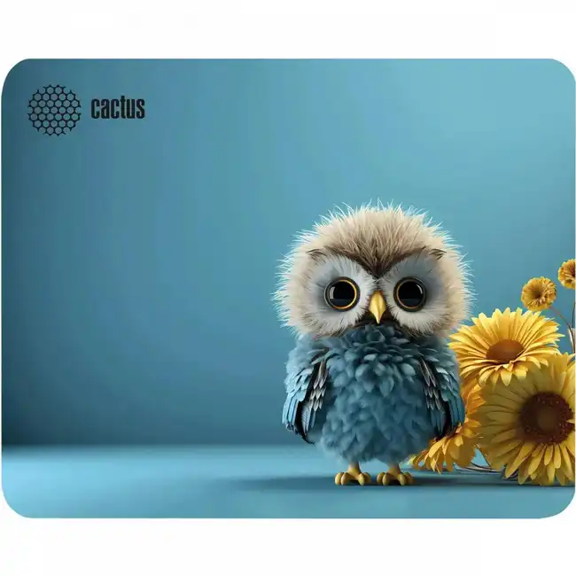 Коврик для мышки Cactus Owl blue CS-MP-P07XS