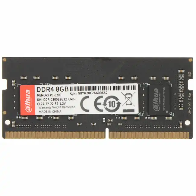 ОЗУ Dahua C300S8G32 DHI-DDR-C300S8G32 (SO-DIMM, DDR4, 8 Гб, 3200 МГц)